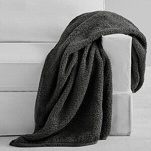 POTTERY BARN "TEDDY" FAUX FUR THROW